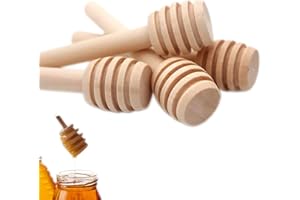 YYGMSS Mini Cuchara Miel Madera de 8 cm, para Dispensador de Miel Mermelada, Portátil Palos para Miel Mermelada Recoger Varilla de Agitación, Recuerdos de Fiesta de Boda (50Piezas)