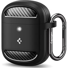 Spigen Rugged Armor Designed for Google Pixel Buds Pro Case (2022) - Matte Black