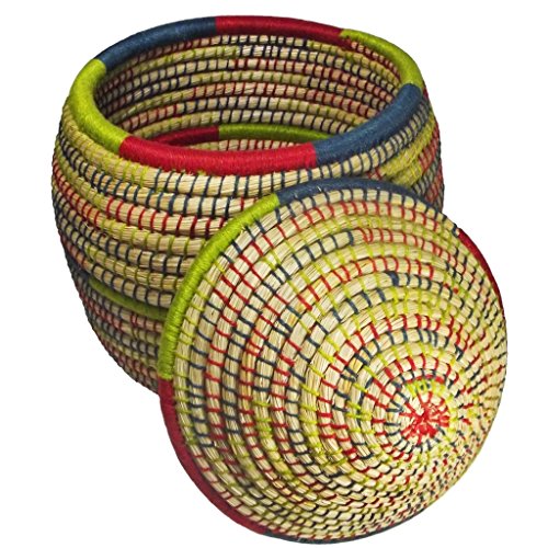 ZIPFEL – DER AUFBEWAHRUNGSKORB MIT DECKEL – KAISAGRAS HANDARBEIT – FAIR TRADE - 2