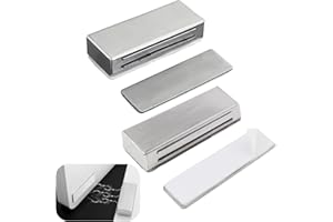 MXYVRIX 2 potężne magnetyczne magnesy do drzwi szafy, magnes na drzwi szafki, magnetyczny zatrzask, mocny samoprzylepny magnes do drzwi, magnesy zamykające bez wiercenia do szuflad i szafek