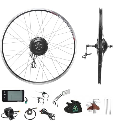 Kit Conversion Vélo Électrique 800W 36V - Avec écran LCD Et 5 Vitesses - Pour VTT Ou Ville