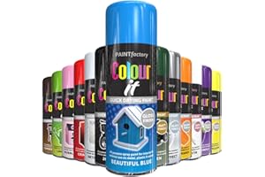 AlezyB - 400ml Colour IT All Purpose 1x Blue Gloss Household Spray Paint for Metal, Wood, Plastic, Professional Quality Fantastic Finish, Interior Exterior, Fast Drying and Excellent Coverage