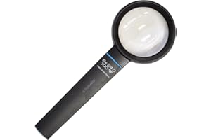 ‎ESCHENBACH Eschenbach 265550 Leselupe d 50 mm mit bis zu 6-facher Vergrößerung, Schwarz