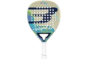 Bullpadel Ionic Light 2026 paddelracket, kolfiber, svart färg, stor storlek, kontroll och lätthet för vuxna