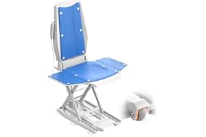 ‎VOCIC VOCIC Aufstehhilfen AX10, Elektrischer Aufstehsessel mit Aufstehhilfe und Rollen, sicheres Aufstehen vom Boden, tragbar & klappbar, 0–50 cm höhenverstellbar, bis 140 kg, für Senioren & Zuhause