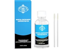 ROCHIX 1890 Leather Pad Oil for Woodwind Instruments - Ideal for Clarinets, Flutes, Saxophones, Oboes, and Bassoons - 1.02 fl.oz/30ml - Enhance Your Instrument's Performance