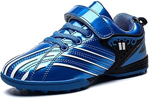 XINGHUANHUA Scarpe da Calcio per Bambini Studenti Unisex Scarpe da Calcio per Unghie rotte Scarpe da Allenamento con Velcro