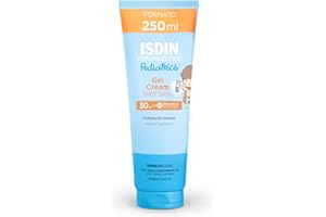 ‎ISDIN ISDIN Fotoprotector Gel Cream Pediatrics LSF 50 sonnencreme (250ml) | Pflegt wie eine Creme und zieht schnell ein wie ein Gel | Pädiatrisch und dermatologisch getestet