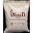 Ishaan Feeds Pre Starter Food for Chicks of Layer. Broiler, Qual, Duck, Rooster, Hen (2 kg)