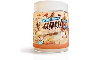 LIFE PRO NUTRITION Life Pro Fit Food Protein Cream Peanut Choc – Crema alta en proteínas de cacahuetes tostados con sabor a chocolate blanco - Sin gluten – 250 gramos