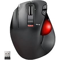 ELECOM EX-G Pro Trackball Mouse inalámbrico, Bluetooth, control de