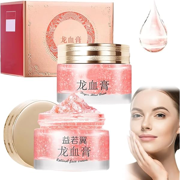 Drachenblut Anti-Falten Set – 30 Ml Serum + 50 G Creme Für Tiefe Feuchtigkeit & Glattere Haut