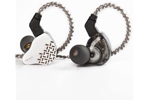 Yinyoo KBEAR Rosefinch IEM-Ohrhörer, In-Ear-Monitor-Kopfhörer, Audiophile Ohrhörer, kabelgebundener HiFi-Bass für Musiker, Isolationskopfhörer für Schlagzeuger, Sänger, Bühne (Braun, with Mic)