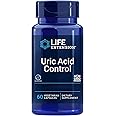 Life Extension, Uric Acid Control, Terminalia bellirica 500mg, 60 Vegan Capsules, Laboratory Tested, Gluten-Free, Vegetarian, SOYA-Free, Non-GMO
