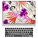 Produktbild Bearj A1534 Laptop-Schutzhülle für MacBook 12, Bunte Blumenkartenmuster, Bedruckt, Hartplastik, mit passender Tastatur-Abdeckung für MacBook 12 Zoll (30,5 cm)