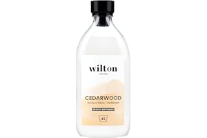 Wilton London Cedarwood Eco-Friendly Gentle Fabric Conditioner 42 Washes (1L) - Vegan Plant-Based Biodegradable Natural Fabric Softener - Packed with Essential Oils for Long Lasting Fragrance