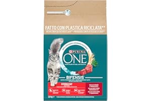 Purina ONE Bifensis Comida Pienso para Gato Esterilizado Adulto con Buey, Bolsa de 2,8kg