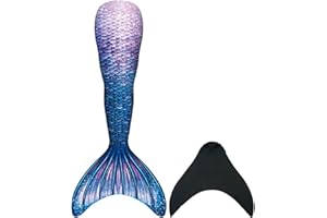 NAITOKE Costume da Sirena per Bambina Coda Sirena Bambin