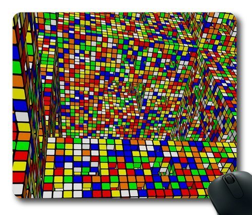 Preisvergleich Produktbild Rubiks Cube Rechteck Maus Pad, Gaming Maus Pad von lilyshouse