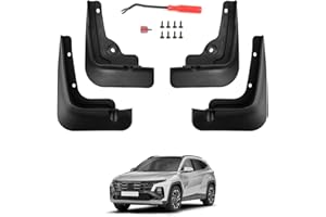 GAFAT Compatible avec Hyundai Tucson 2025 2026 Garde-Boue, Facelift Tucson NX4 2025 Garde-Boue avant et arrière, Protection Anti-Éclaboussure en Plastique ABS Sans Perçage [Pas pour N Line] (4 Pièces)