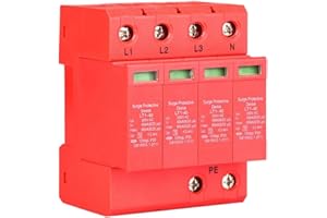 ‎YWBL-WH 4P 40KA Haus-Überspannungsschutz Niederspannungsableiter 20A 385V Blitzableitergerät