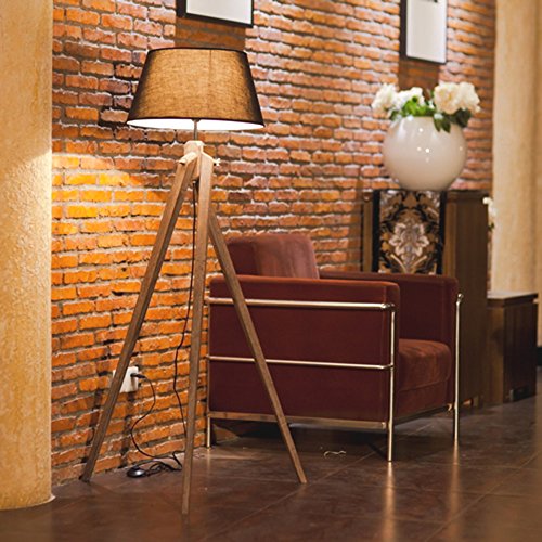 MOJO® Stehlampe Höhenverstellbar Stehleuchte Tripod Lampe Lampenschirm Dreifuss mq-l46 - 2