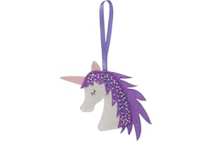 Trimits eigenes Einhorn-Filzdekorationsset, 25 x 105 x 115 mm