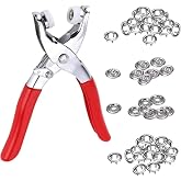 Orret Home 9.5 mm Metal Snap Hand Pliers Set &ndash; Durable M For Shirts, Baby Clothes, Dresses, Jackets, Vests and Fabrics