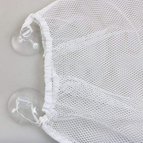 TRIXES Netztasche/-halterung zum Aufbewahren und Trocknen von Badewannenspielzeug (mit Saughalterung) - 6