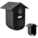 2 Stück Wetterfeste Silikonhülle für EufyCam 2C/2C Pro,Schwarz Silikon-schutzhülle Wasserdicht und UV-Schutz Kompatibel Home 