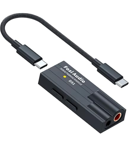 Eppfun USB DAC Kopfhörer Verstärker - 32bit/384kHz Type C Zu 3,5mm