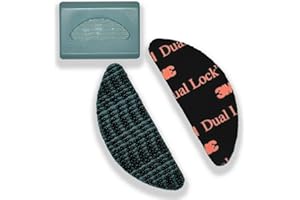 Arikaree 2 Adesivi Originali 3M Dual Lock, Adesivo Originale 3M Nero per Supporto Adatto per Auto Camion Camper Universale Dispositivi (Nero)