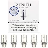 INNOKIN Zenith Plexus Coil 0. Ohm,resistenze Di Ricambio Bobina, Pacco Di, Acciaio, 5 Unità, 5 unità, 1