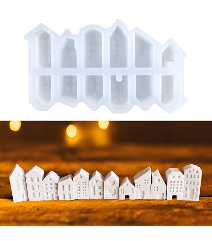 Moule En Silicone LOVE Maison Pour Bougies, Savon, Plâtre - Silicone Alimentaire, Taille 12.6x8cm, Réutilisable