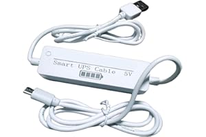 BlissfulAbode USV-Backup-Batterie, 5 V, unterbrechungsfreie Stromversorgung für Kamera-Netzadapter, Sicherheitsüberwachung, Dauerbetrieb, 800 mAh/1200 mAh/1800 mAh (1800 mAh)