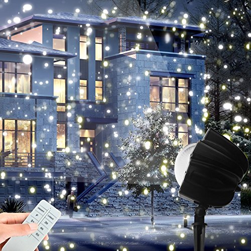 Projecteur Solaire Flocon De Neige LED - Lumière Décorative Extérieure Couleur, IP65, Pour Noël Et Jardin