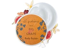 Di Palomo Body Moisturiser Lotion | Wild Fig & Grape Body Butter 200ml | Luxurious Shea Butter Moisturiser for Dry Skin | Vegan Body Lotion for Women | Hydrating Skincare Gift
