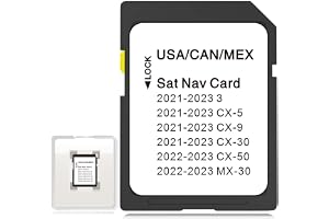 CX-30 Latest Navigation SD Card Map Update, TD2K66EZ1B Navigation Accessories for CX-5 3 CX-9 2021-2023, 2022-2024 CX-50, 2022-2023 MX-30