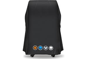 Sonharlar Grillabdeckung Wetterfest 76 cm - 7105 Grillabdeckungen für Weber Spirit 210 Grill, PU abdeckhaube für Weber Spirit E-210 mit klappbarer Seitenablage (76 L x 66 B x 109 H cm)