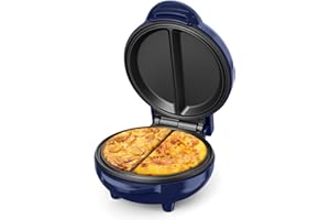 OSTBA APPLIANCE OSTBA Omelett Maker, 550W Mini Omelettbereiter für Omletes, Doppelseitige Erhitzung, Antihaft-Kochfeld, Leicht zu Reinigen, Kompaktes Design, Blau