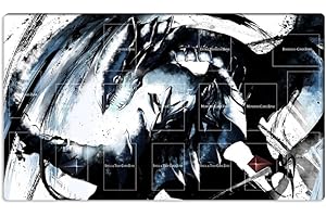 Mlikemat Spielmatte ZD014-408-A Blue-Eyes White Dragon, CCG TCG Matte und kostenlose Tasche