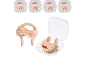 CHONGQILAO 6 Piezas Pinza Nariz Natación, Reutilizable Pinzas de Nariz para Natación, Clip Nariz Natación de Silicona, Pinza de Nariz para Natación, Pinzas Nariz Natación para Adultos, Niños, Principiantes