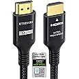 Etseinri Cavo HDMI 2.1 4K 8K 2 Metri, Certificato 48Gbps Velocità Ultra Elevata Cavo HDMI 4K 120Hz 8K 60Hz eARC HDCP 2.2&2.3 