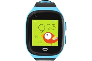 ELLBM 4G Smartwatch per Bambini GPS/WiFi Tracker, Impermeabile Telefono Smartwatch con Video Chiamata Giochi SOS Contapassi Touchscreen Fotocamera Orologio GPS per Ragazzi e Ragazze (LT31-Blu)