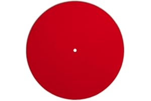 Next Ferry - Slipmat - rot - Plattenspieler Matte aus Filz - Slipmats für DJ's - Plattentellerauflage für alle Plattenspieler Turntables - gedruckt in Deutschland