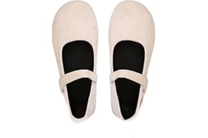 GHTRHSB Orthopedic Ballet Mary Jane Flats for Women, Round Toe Suede Comfort Slip On Casual Shoes Vintage Leopard Print Flat Shoes