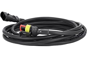 Timbera 3m / 10ft Durable Low Voltage Charging Cable for Husqvarna Automower 440, 450X/XH, 520/H, 550/H EPOS, 435X, 535X AWD – Robotic Lawnmower Power Supply Accessory – Extension Cord – 3 metres