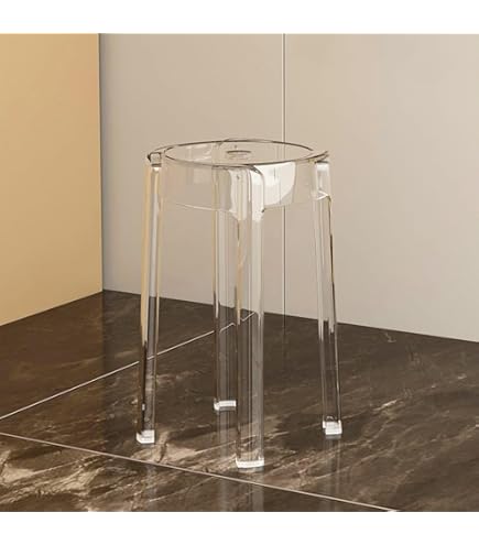 Sgabello Trasparente Set Di Sgabelli Da Bar Plastica Trasparente