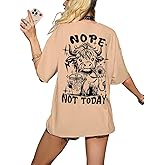 Jawdrobe Cotton Blend Oversized Fit Half Sleeve Printed Round Neck T-Shirt for Women | Aesthetic Summer Wear