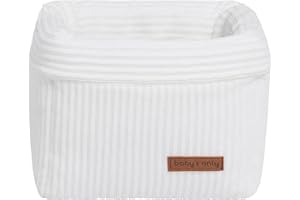 BO BABY'S ONLY Baby's Only - Panier commode Sense - Blanc - 18x18x14 cm
